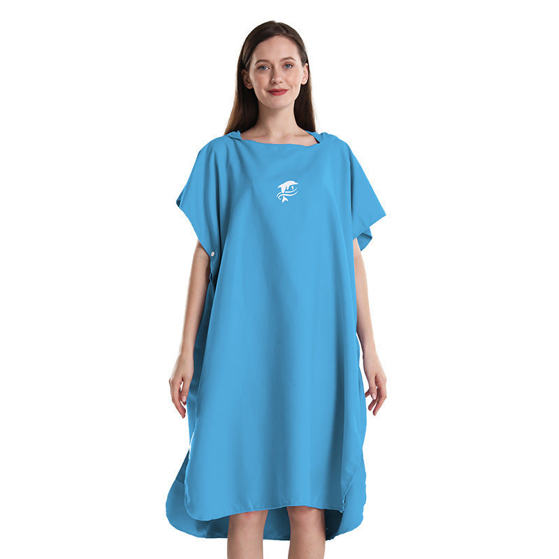 Quick Dry Hooded Towel with Hood Wetsuit Changing Towel