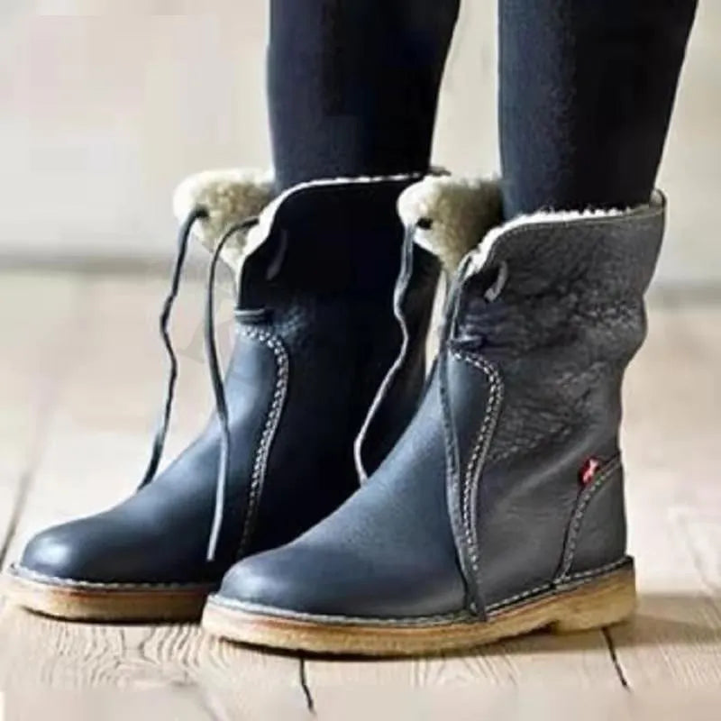 Comfortable Flat-bottom Student All-match Low Boots Fashion Boots Rider