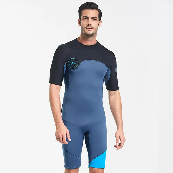 SBART 2MM Neoprene Wetsuit Men Keep Warm Swimming Scuba Diving Bathing Suit