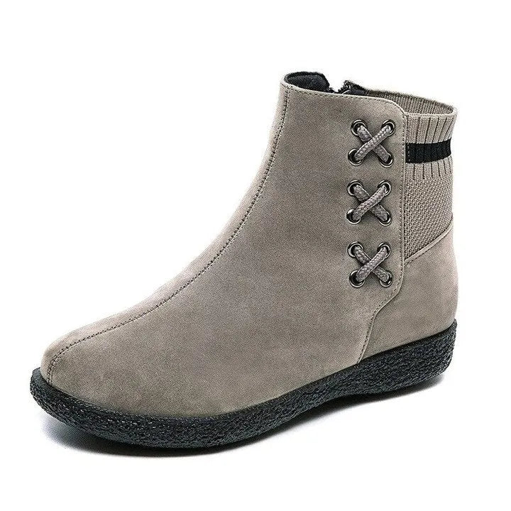 Warm Winter Suede Ankle Arch Support Boots
