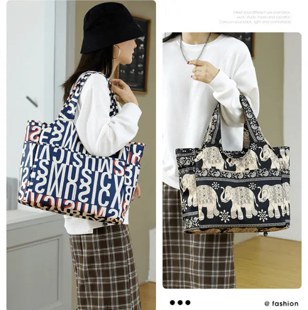 Nylon Casual Shoulder Handbag