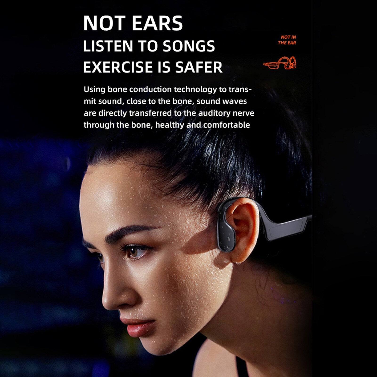 X1 Bone Conduction IPX5 Waterproof Headphone