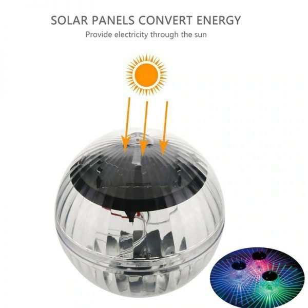 Solar Pool Led Disco Light