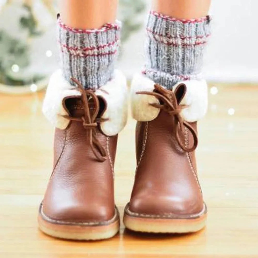 Comfortable Flat-bottom Student All-match Low Boots Fashion Boots Rider