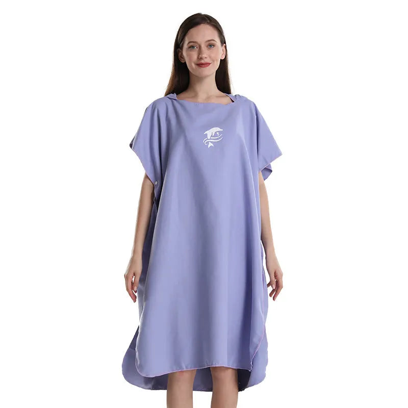 Quick Dry Hooded Towel with Hood Wetsuit Changing Towel