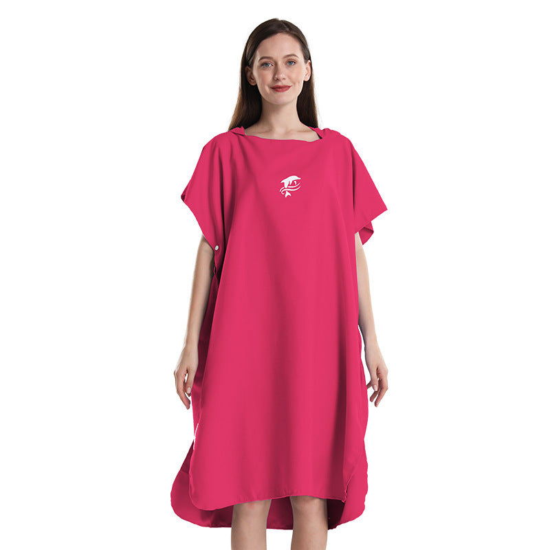 Quick Dry Hooded Towel with Hood Wetsuit Changing Towel