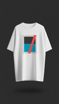 Oversized white logo t-shirt