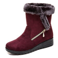 Women Winter Boots Fur Collar Casual Orthopedic Shoes