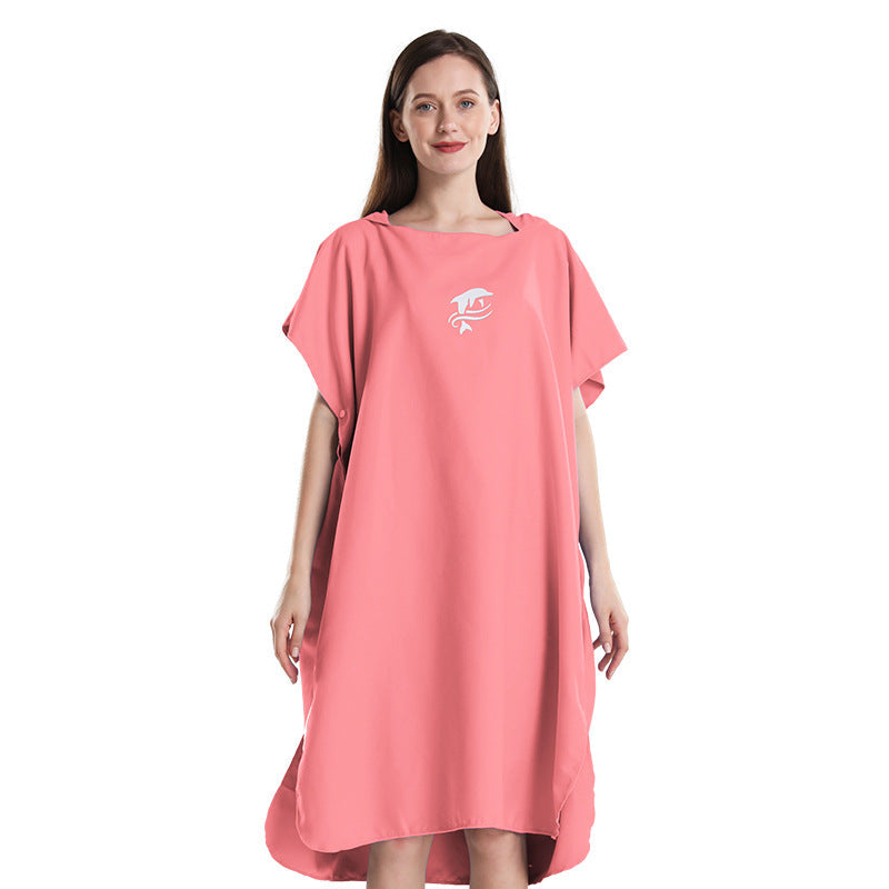 Quick Dry Hooded Towel with Hood Wetsuit Changing Towel