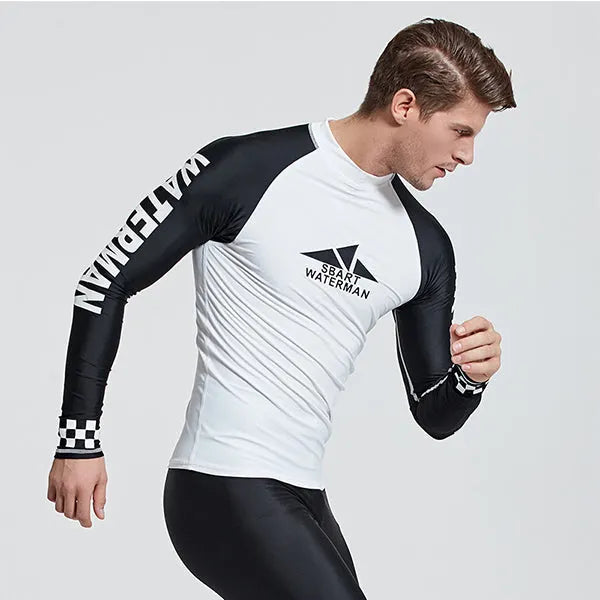 SBART Long Sleeve Diving Wetsuit Lycra Quick-dry Sun Protection T-shirt