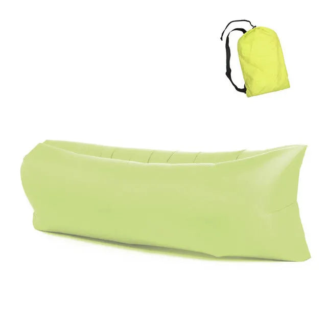 Inflatable Recliner Air Sofa Light Beach Sleeping Camping Bag